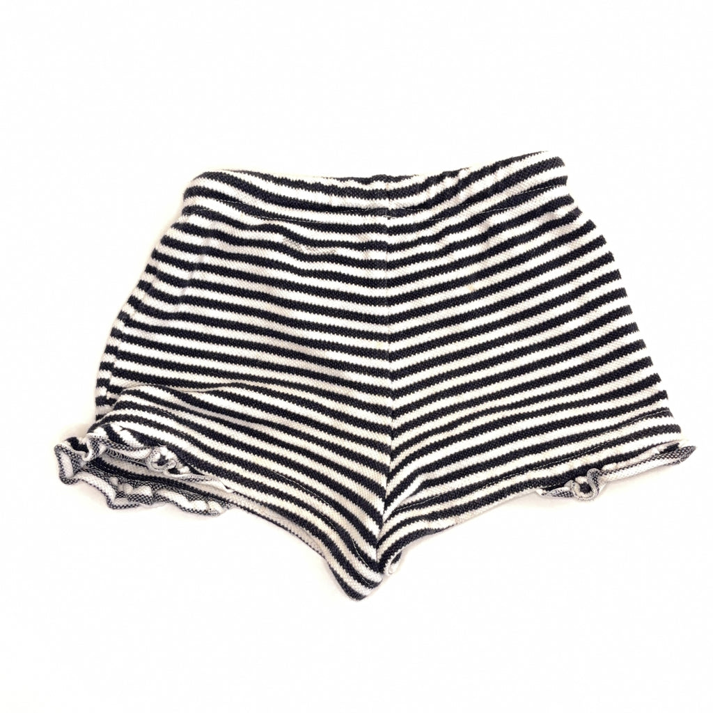 Seed Stripe Ruffle Shorts - 6-12 Months | 0
