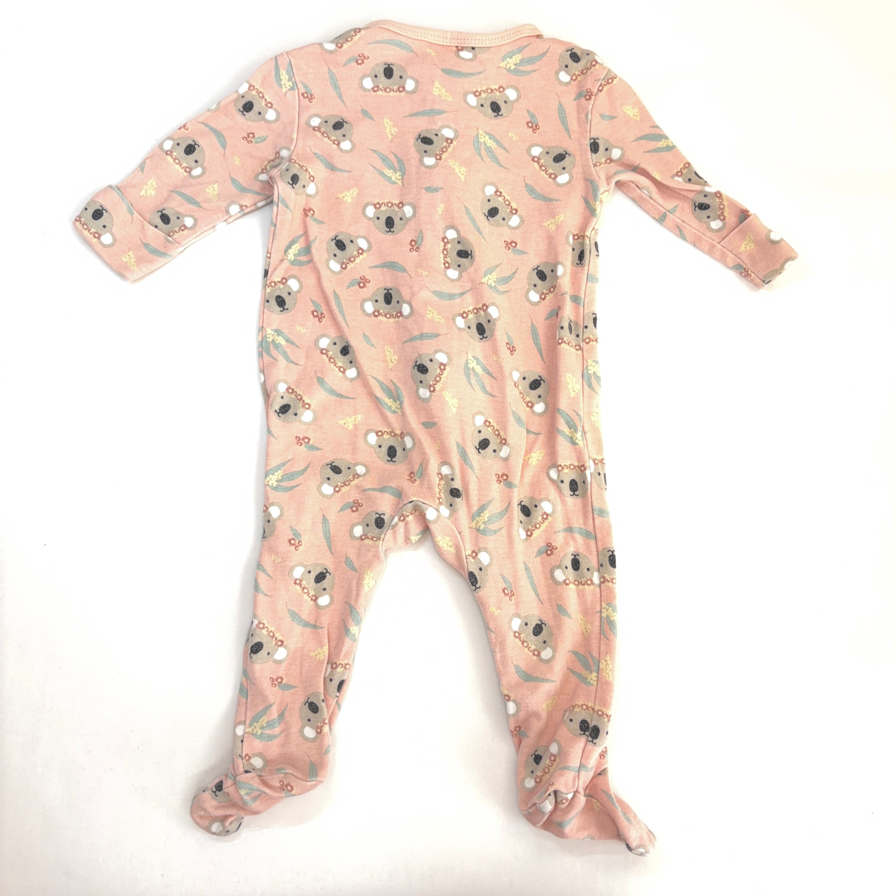 Dymples Koala Zip Growsuit - 3-6 Months | 00
