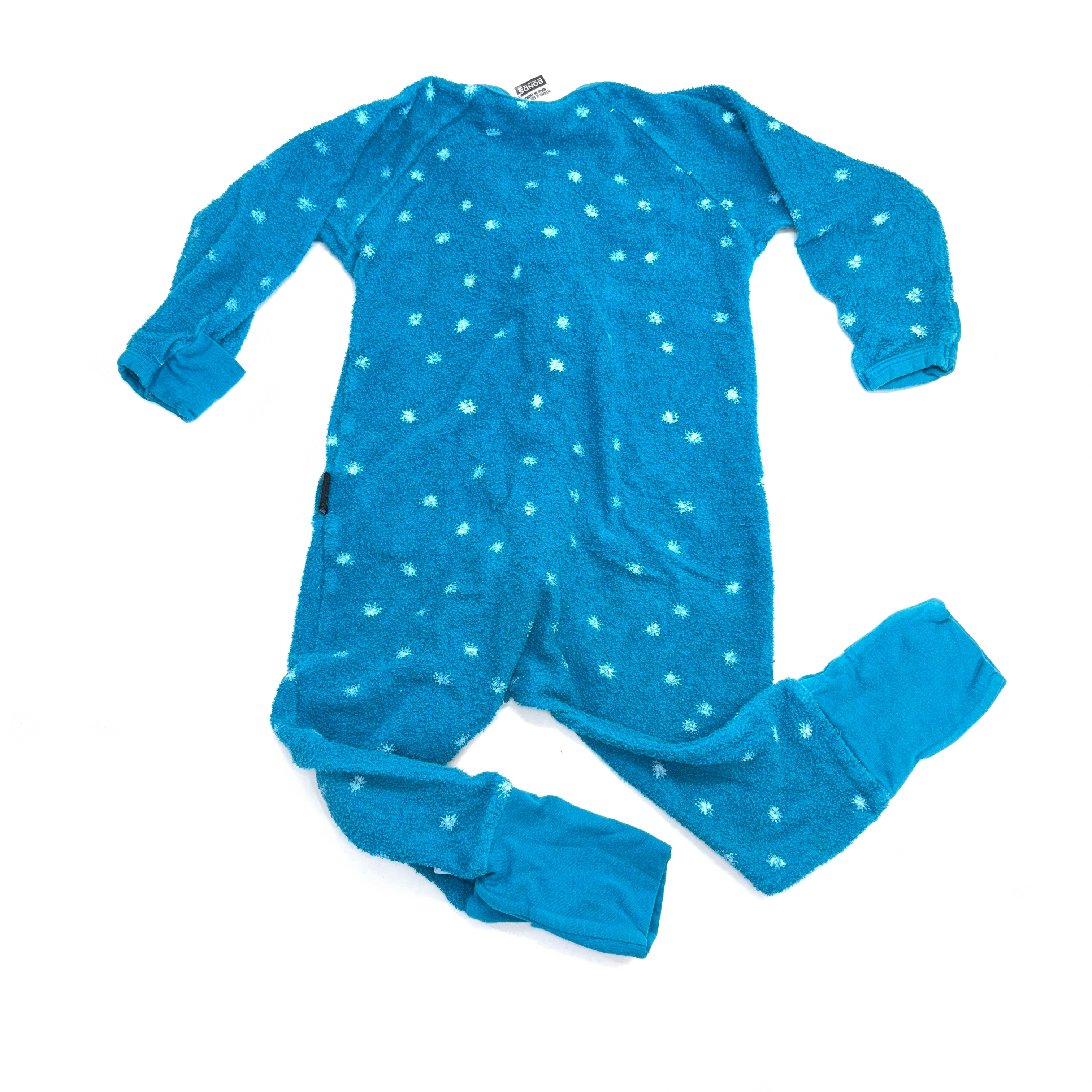 Bonds Teal Terry Towelling Star Wondersuit - 6-12 Months | 0