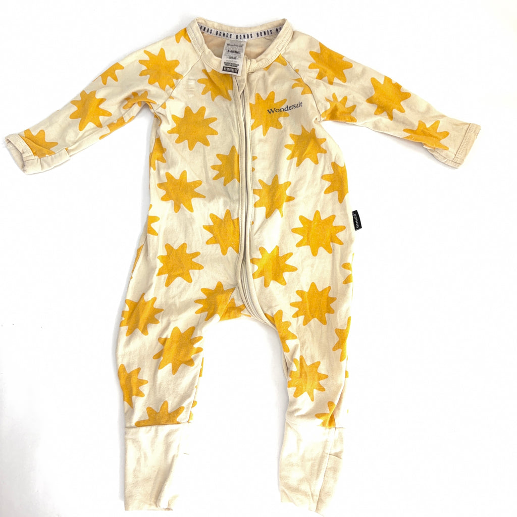 Bonds Sun Print Wondersuit - 3-6 Months | 00