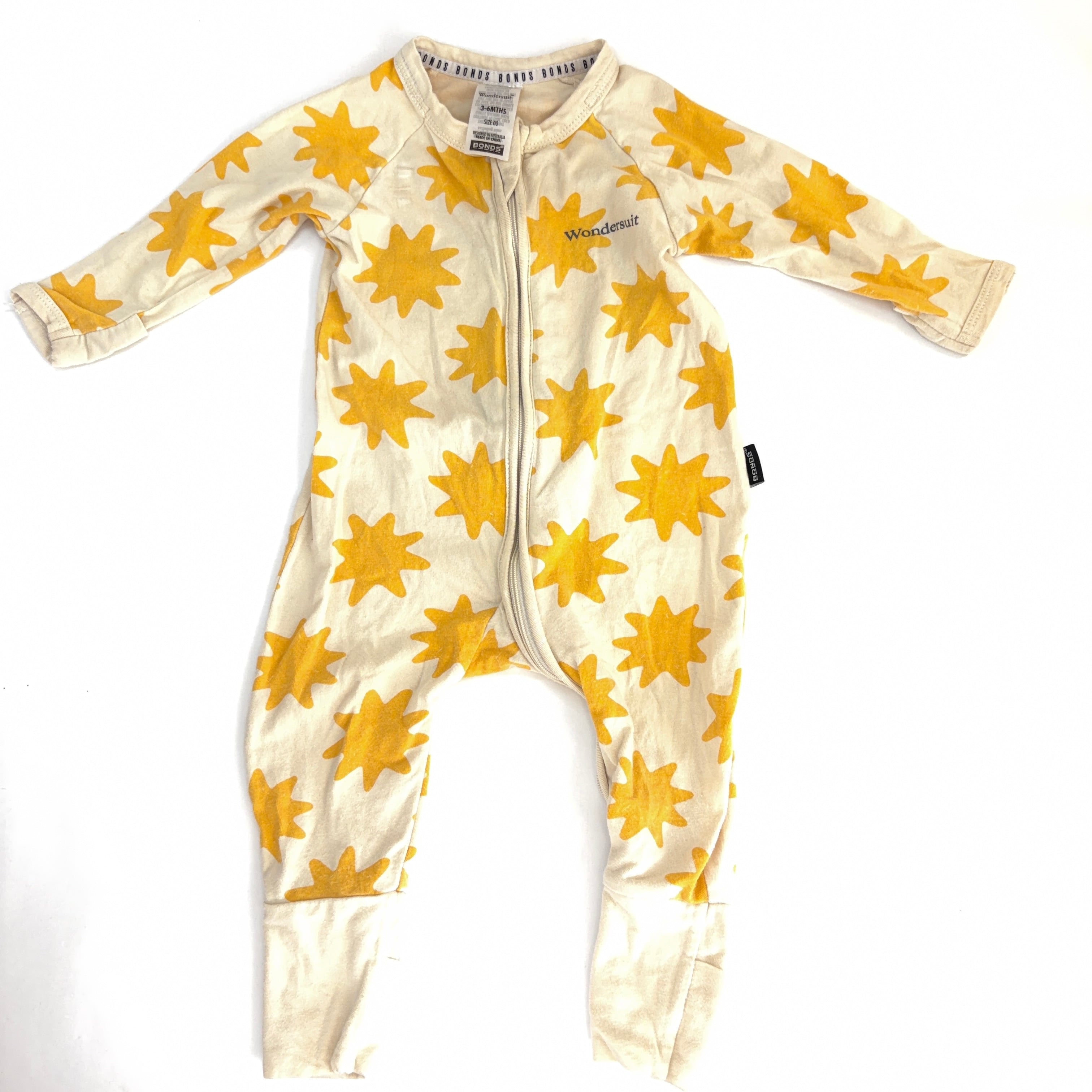 Bonds Sun Print Wondersuit - 3-6 Months | 00