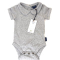 Pappe Grey Bodysuit - 6-12 Months | 0