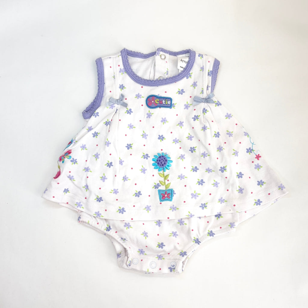 Floral Romper Dress - 3-6 Months | 00