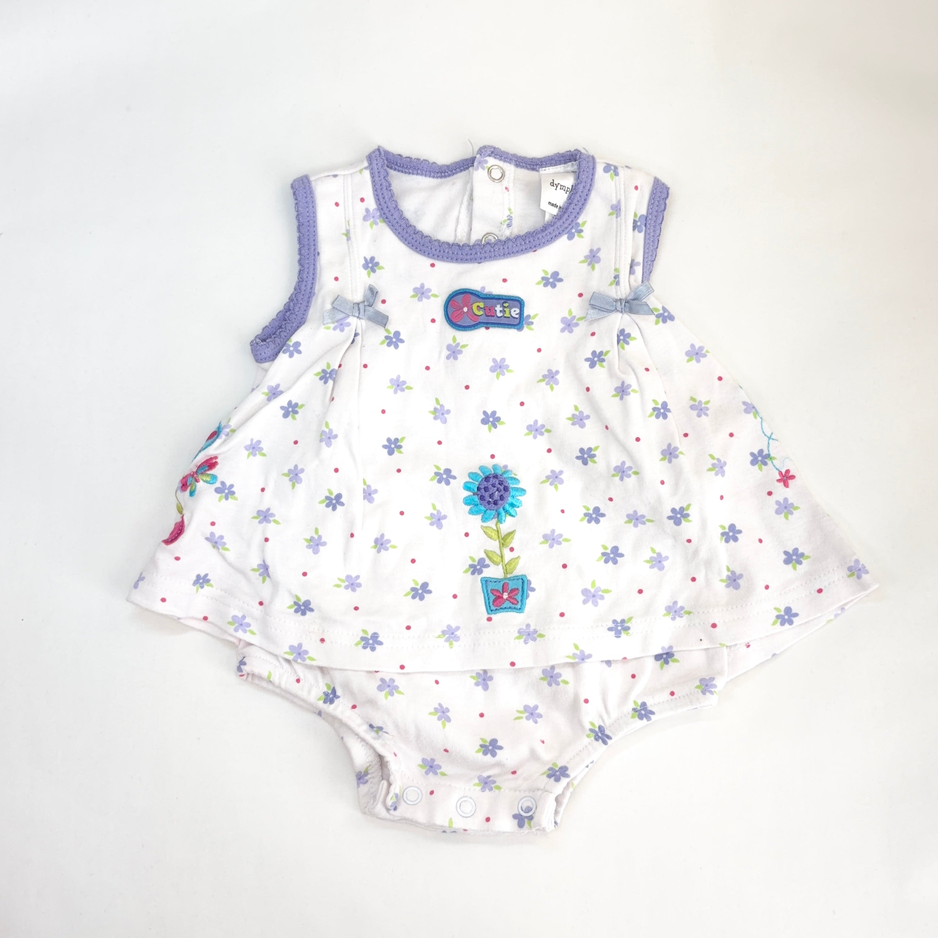 Floral Romper Dress - 3-6 Months | 00