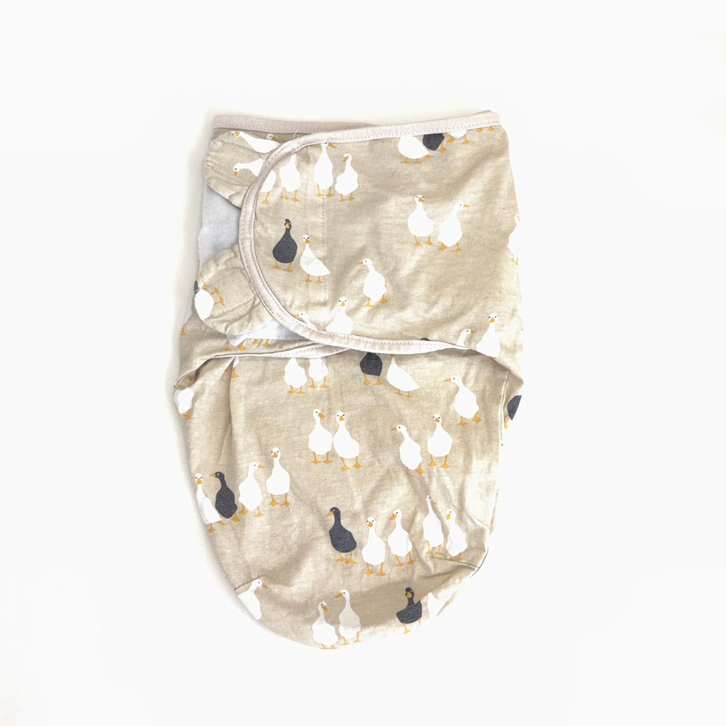 Little Haven Duck Print Swaddle Wrap - 0-3 Months