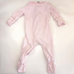 Anko Pink Stripe Zip Growsuit - 0-3 Months | 000
