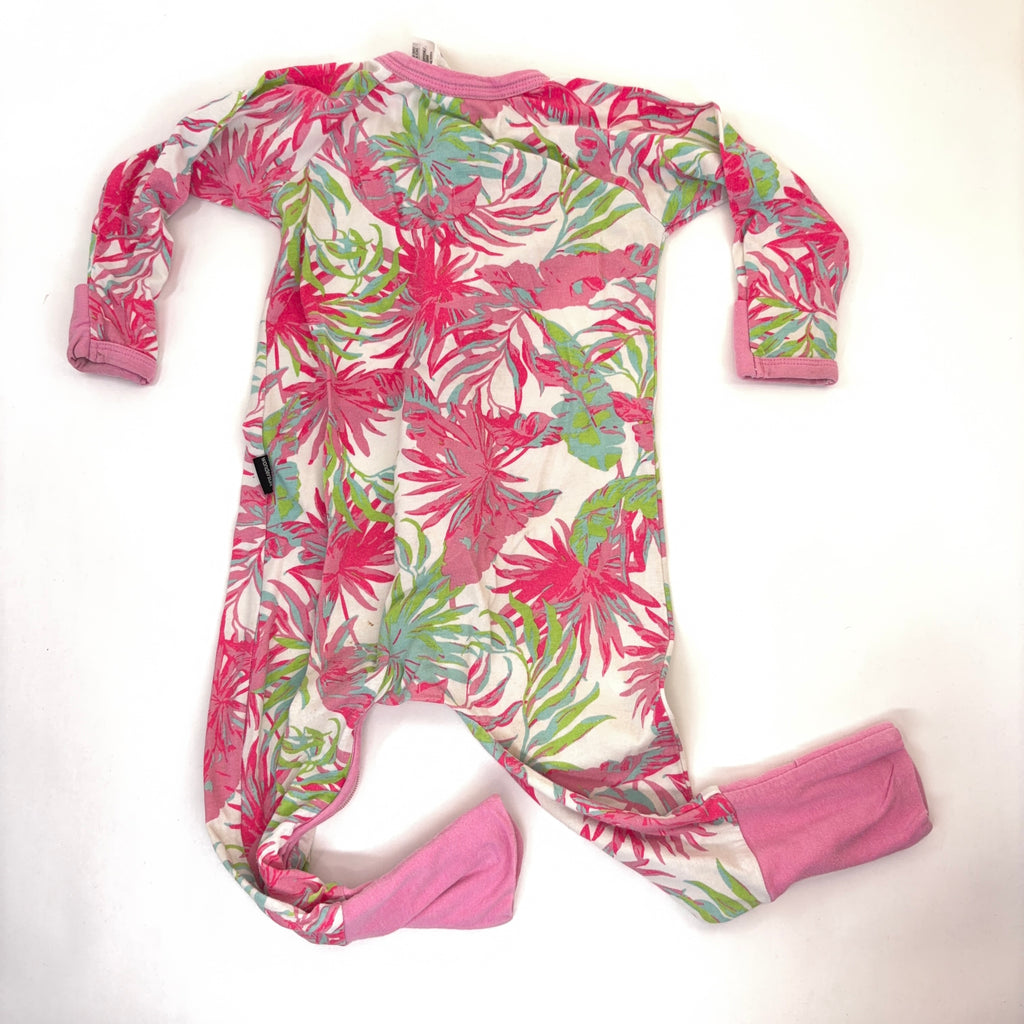 Bonds Pink Tropical Print Wondersuit - 6-12 Months | 0