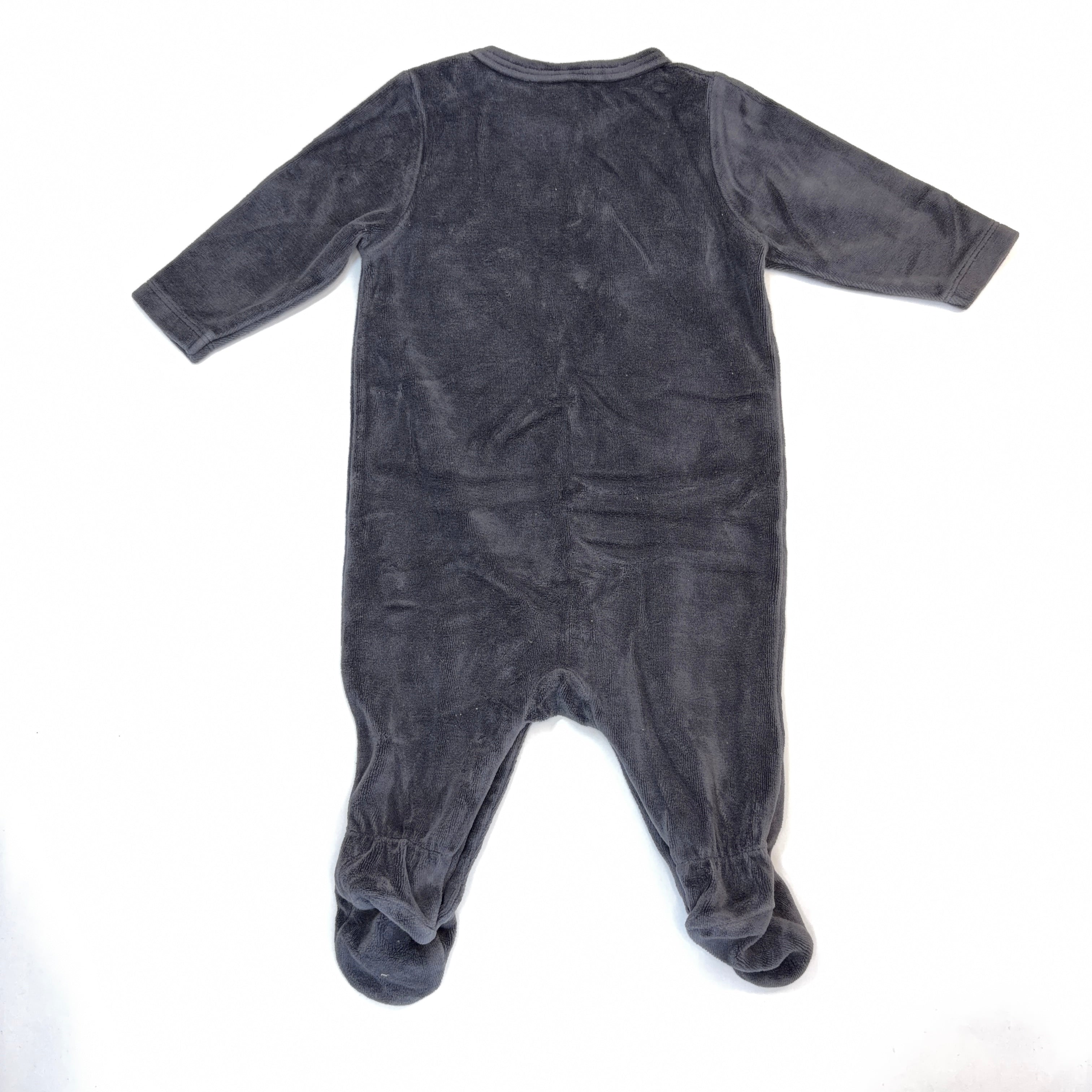 Seed Heritage Cat Print Footed Growsuit - 0-3 Months | 000