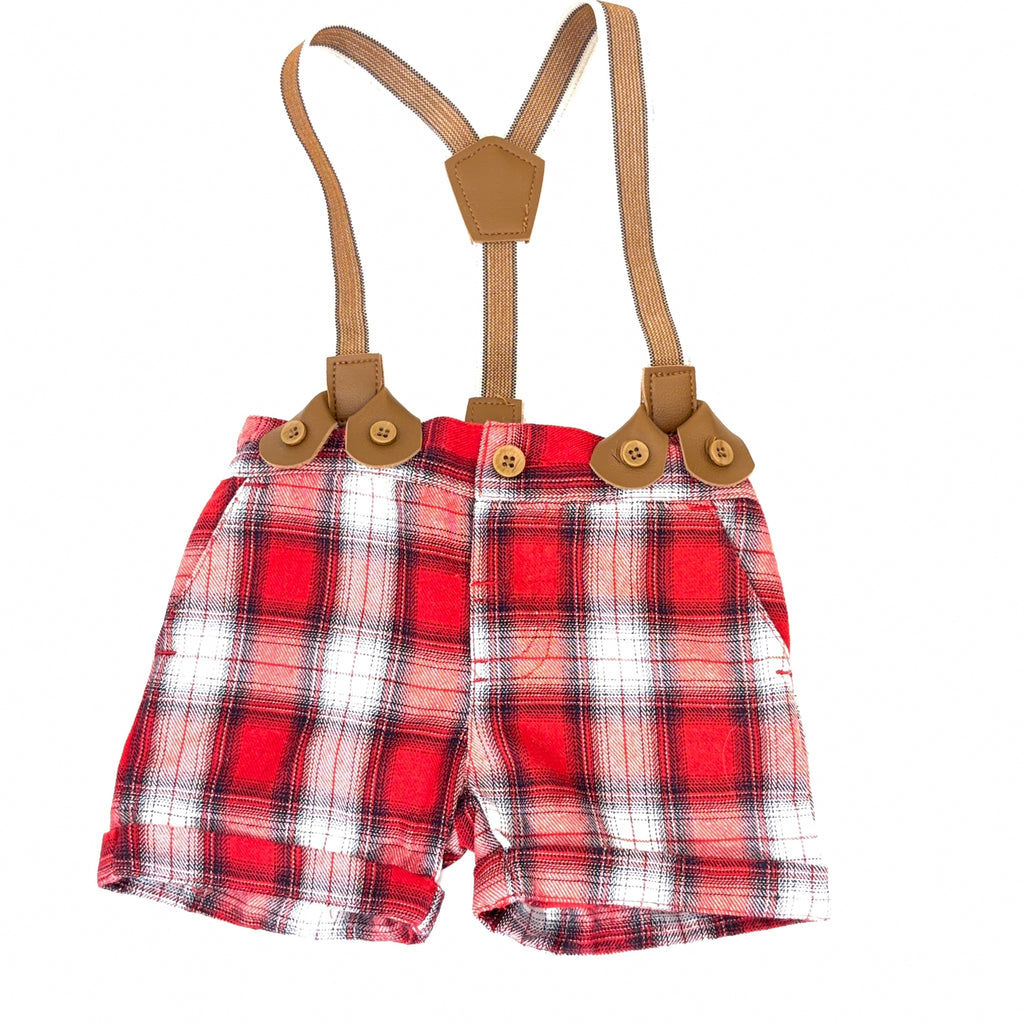 Baby Baby Check Shorts - Newborn | 0000
