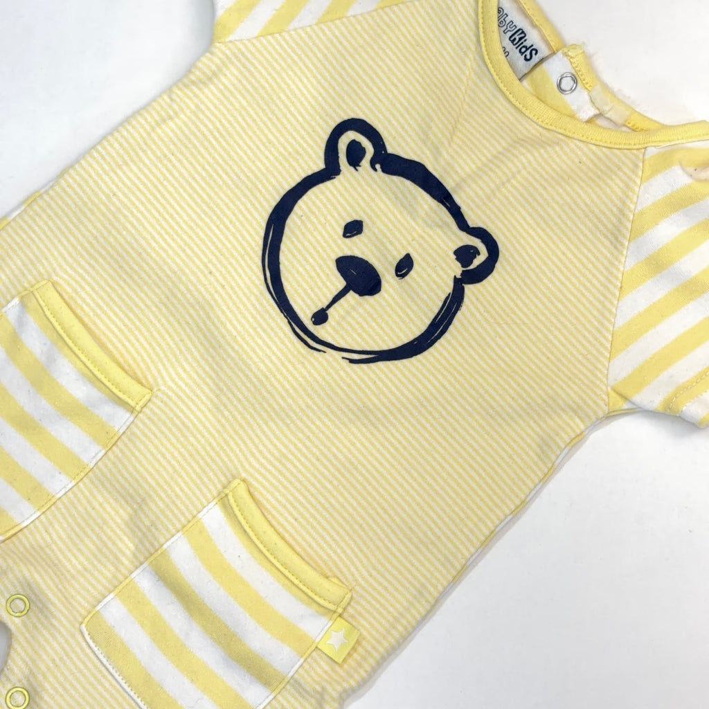 Baby Kids Yellow Romper - 3-6 Months | 00