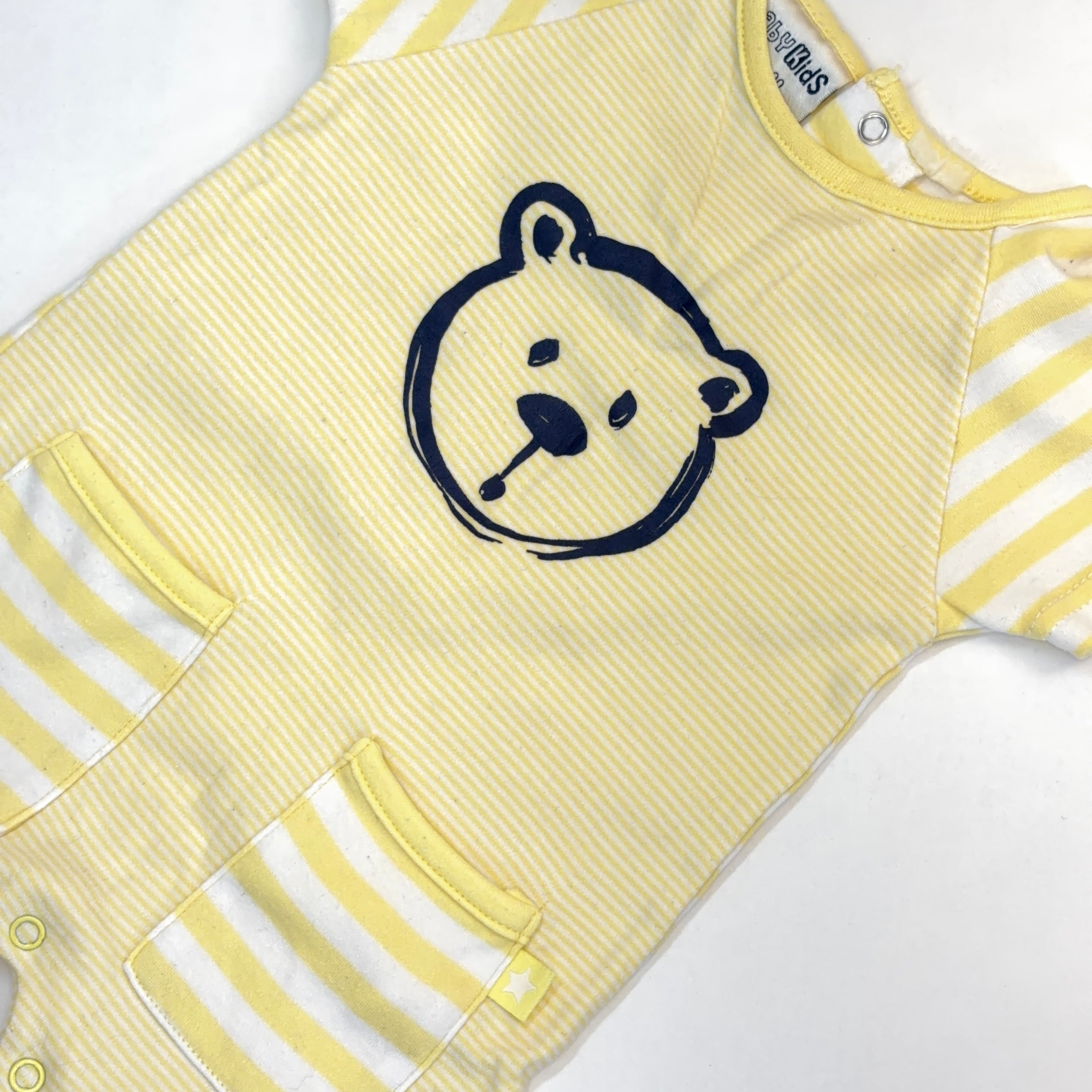 Baby Kids Yellow Romper - 3-6 Months | 00