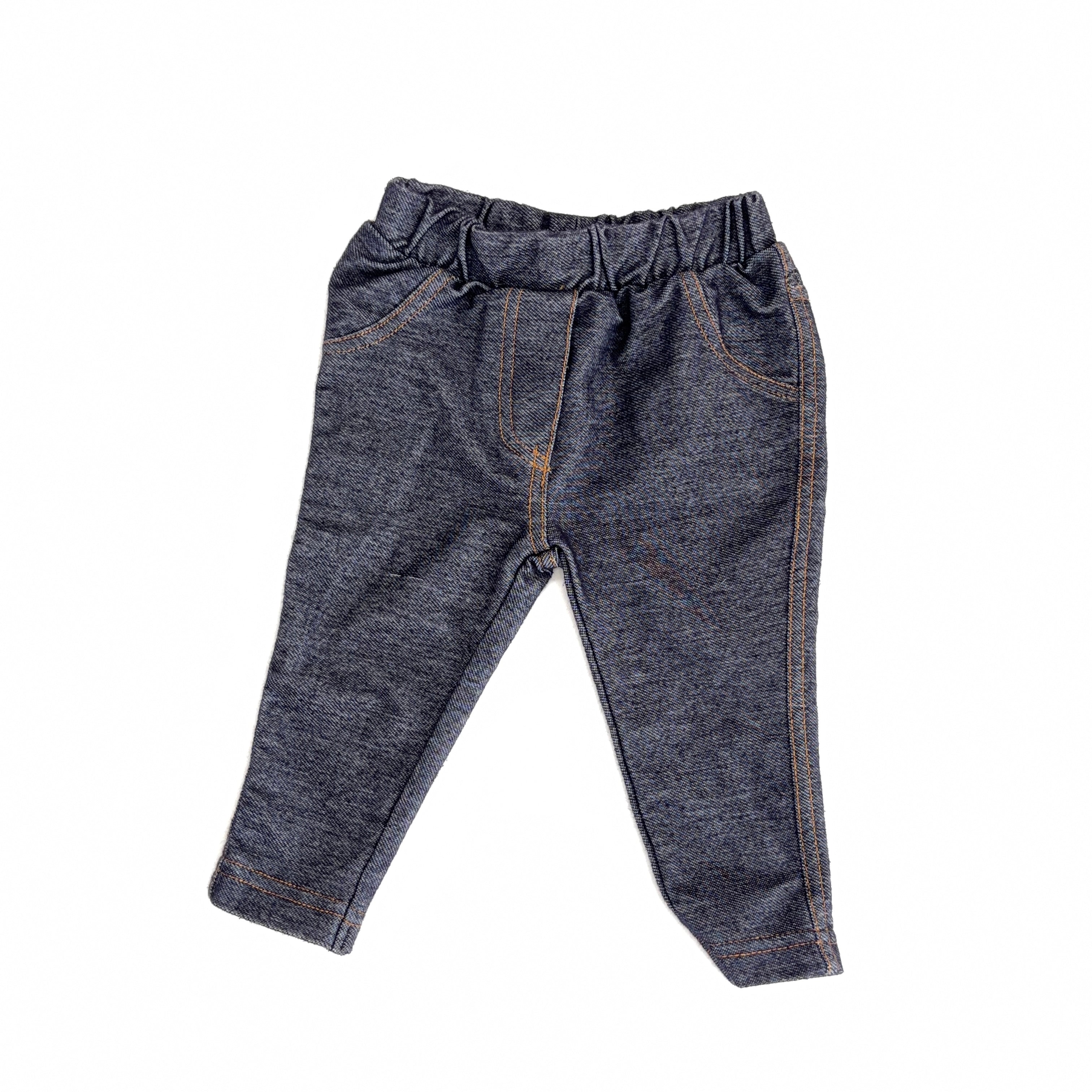 Tiny Little Wonders Denim-Look Leggings - 3-6 Months | 00