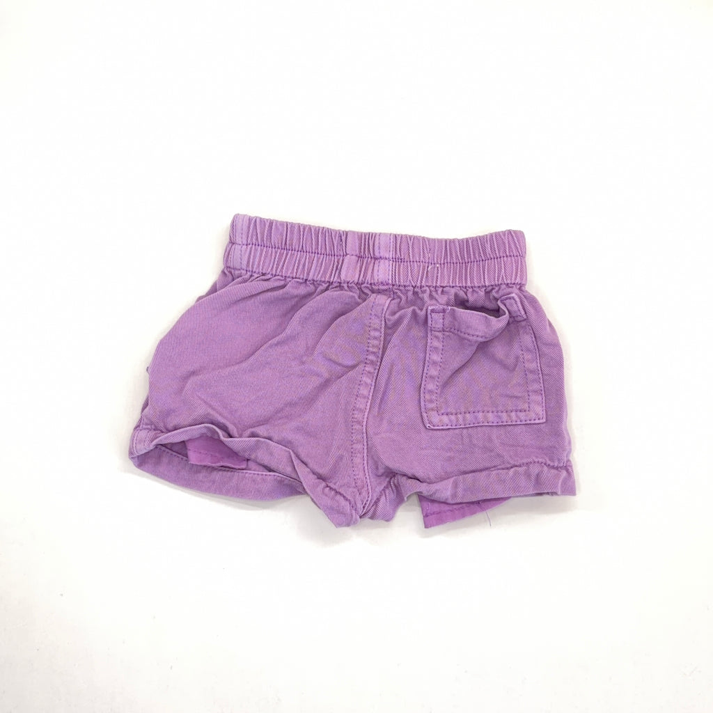 Cotton On Purple Shorts - 0-3 Months | 000
