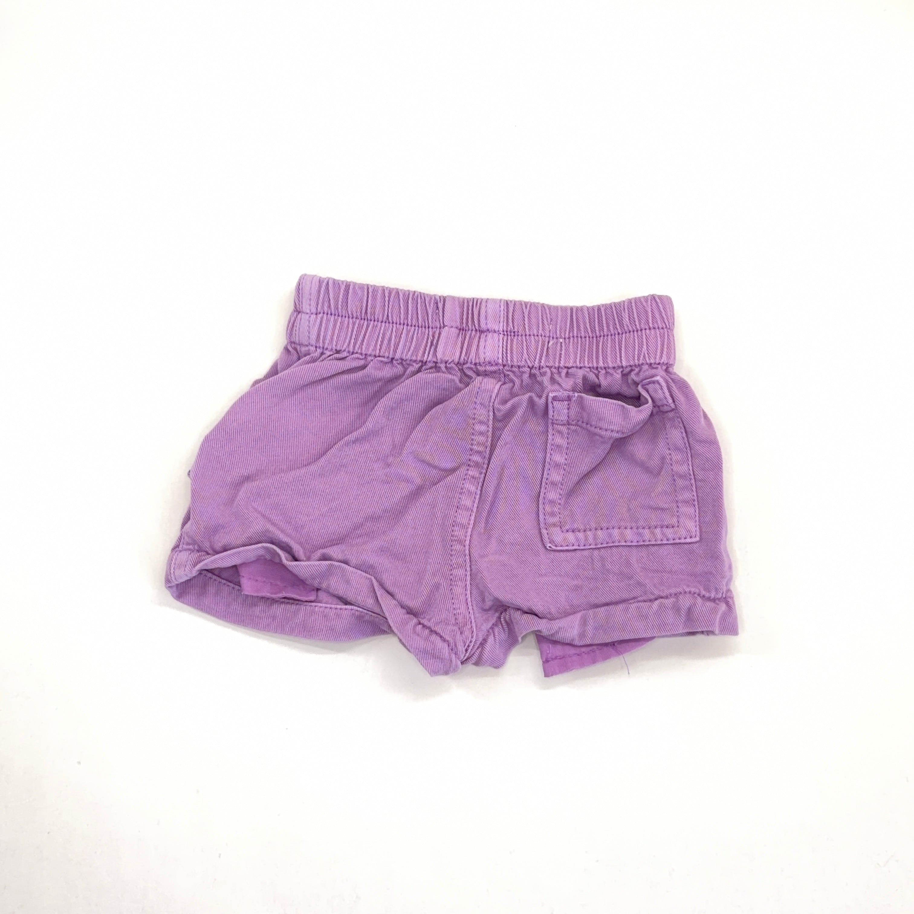 Cotton On Purple Shorts - 0-3 Months | 000