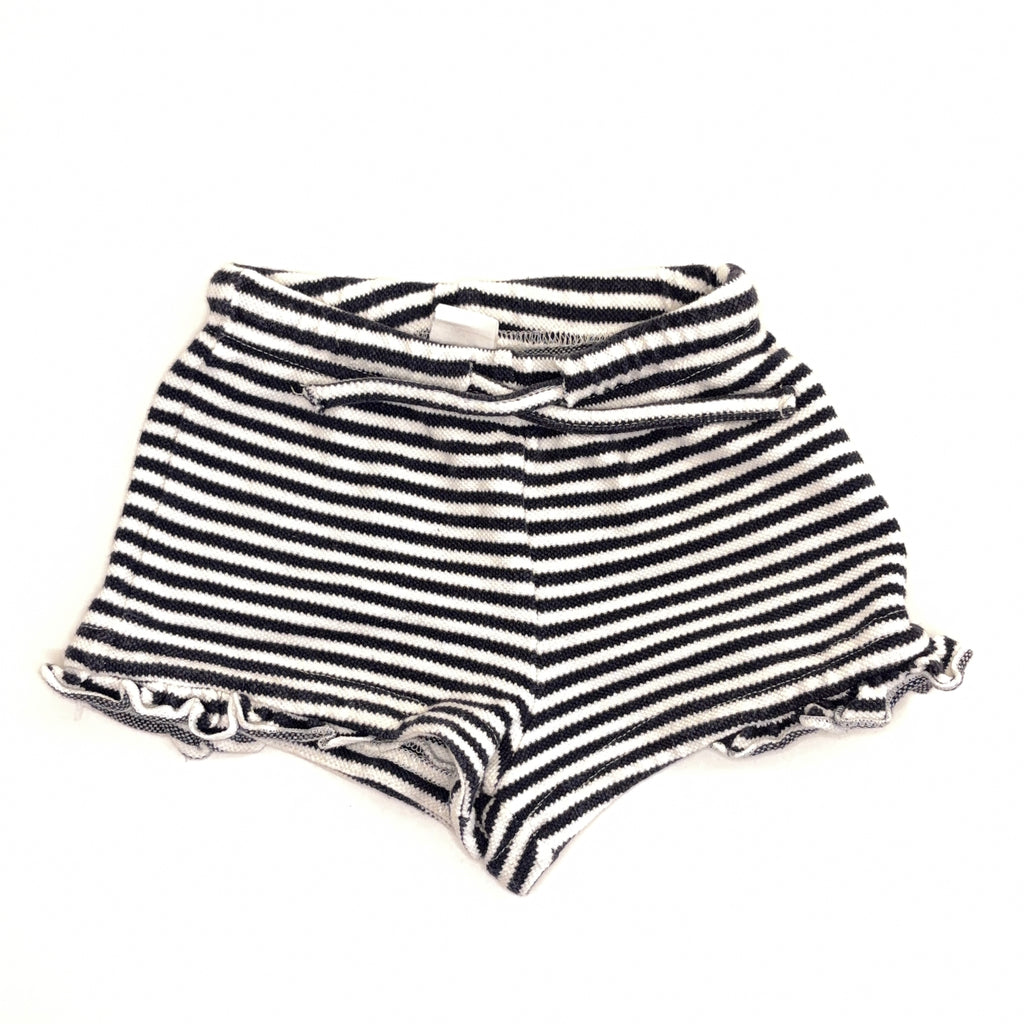 Seed Stripe Ruffle Shorts - 6-12 Months | 0