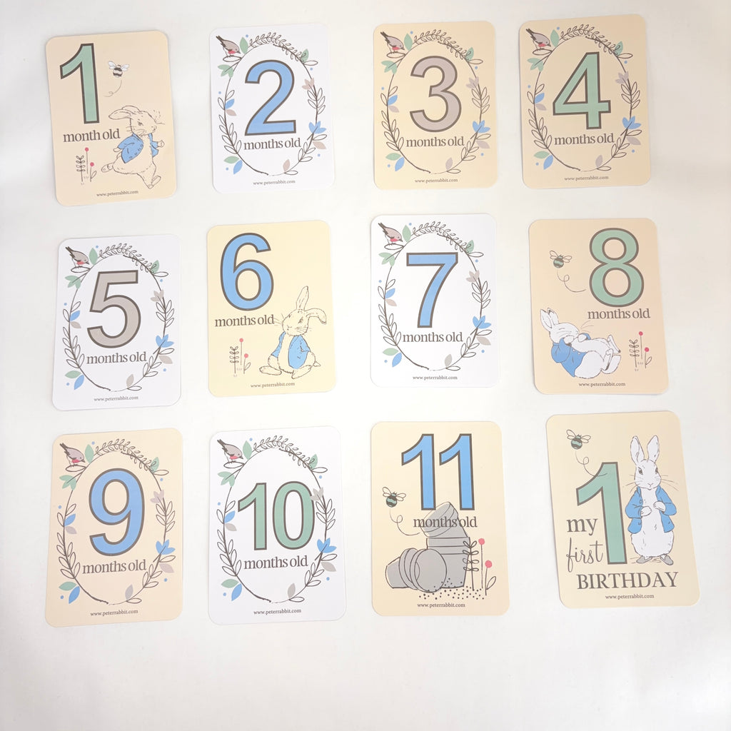 Peter Rabbit Milestone Cards