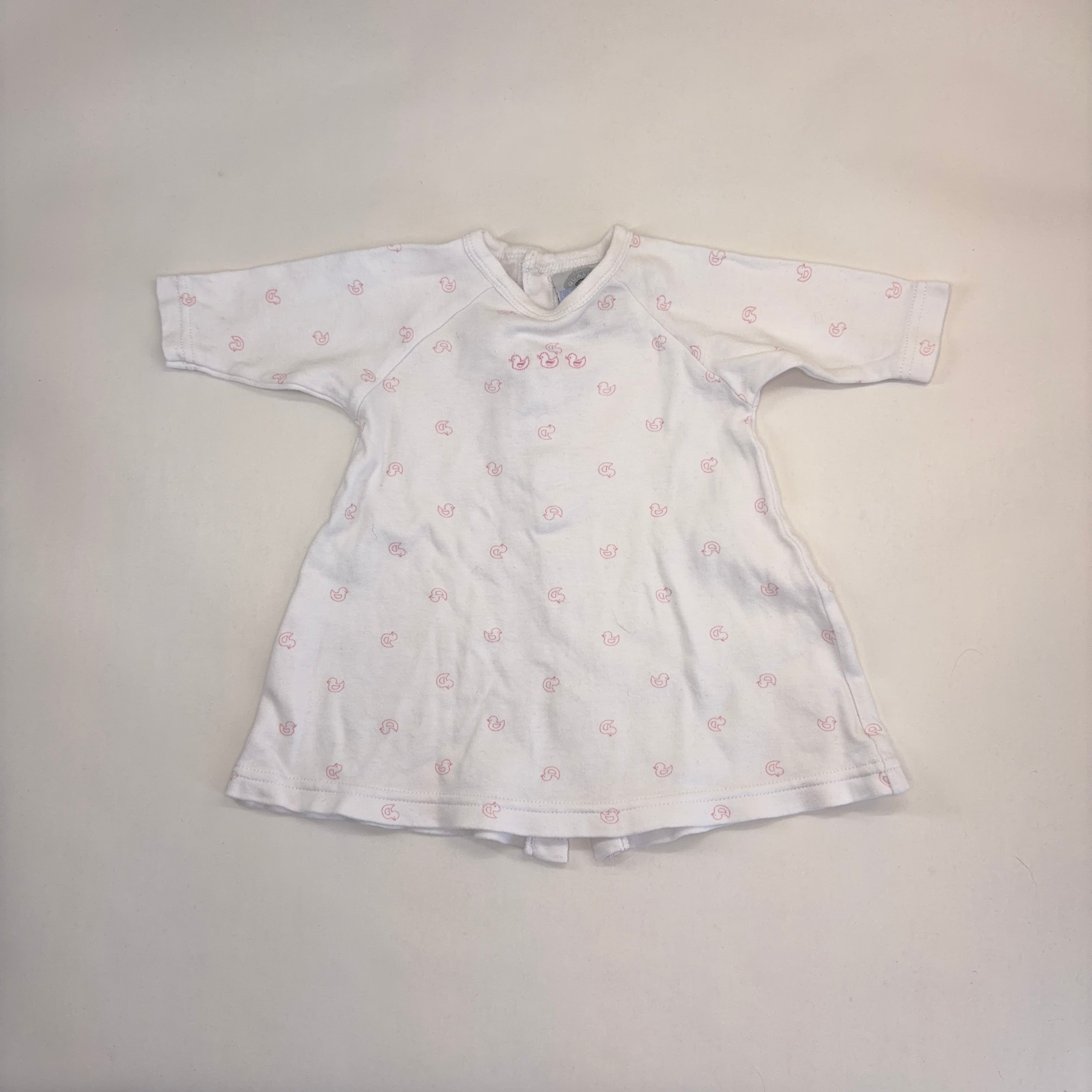 Little Wishes Duck Print Dress - Newborn | 0000