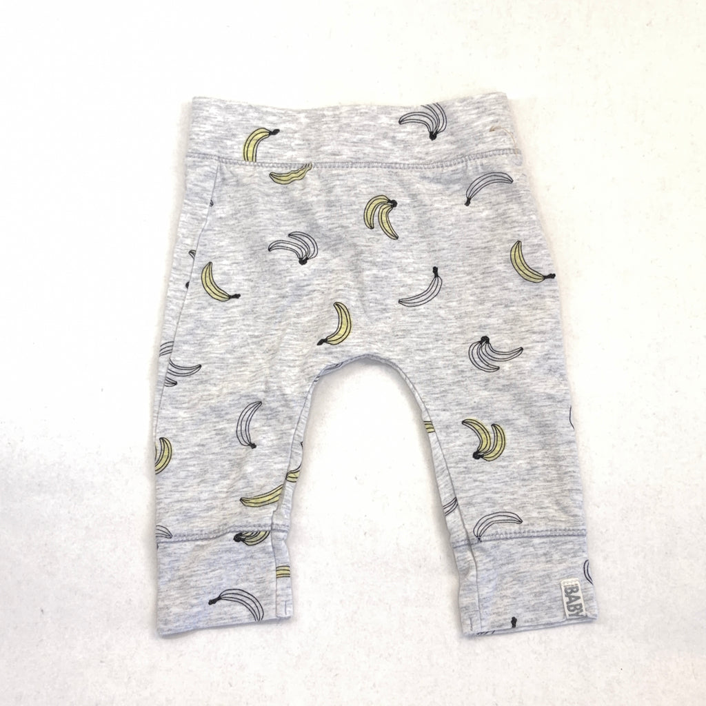 Cotton On Banana Print Pants - 3-6 Months | 00