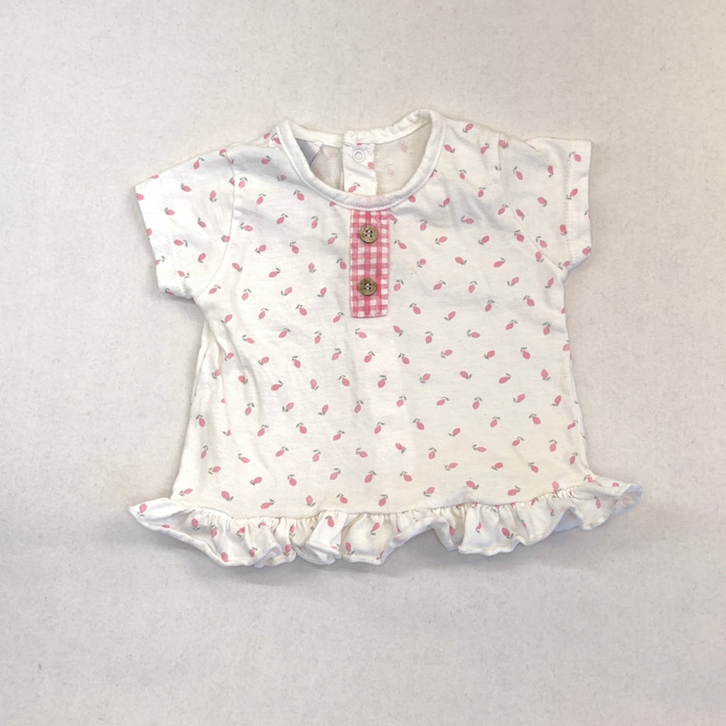 Babidu Floral Frill Top - 3-6 Months | 00