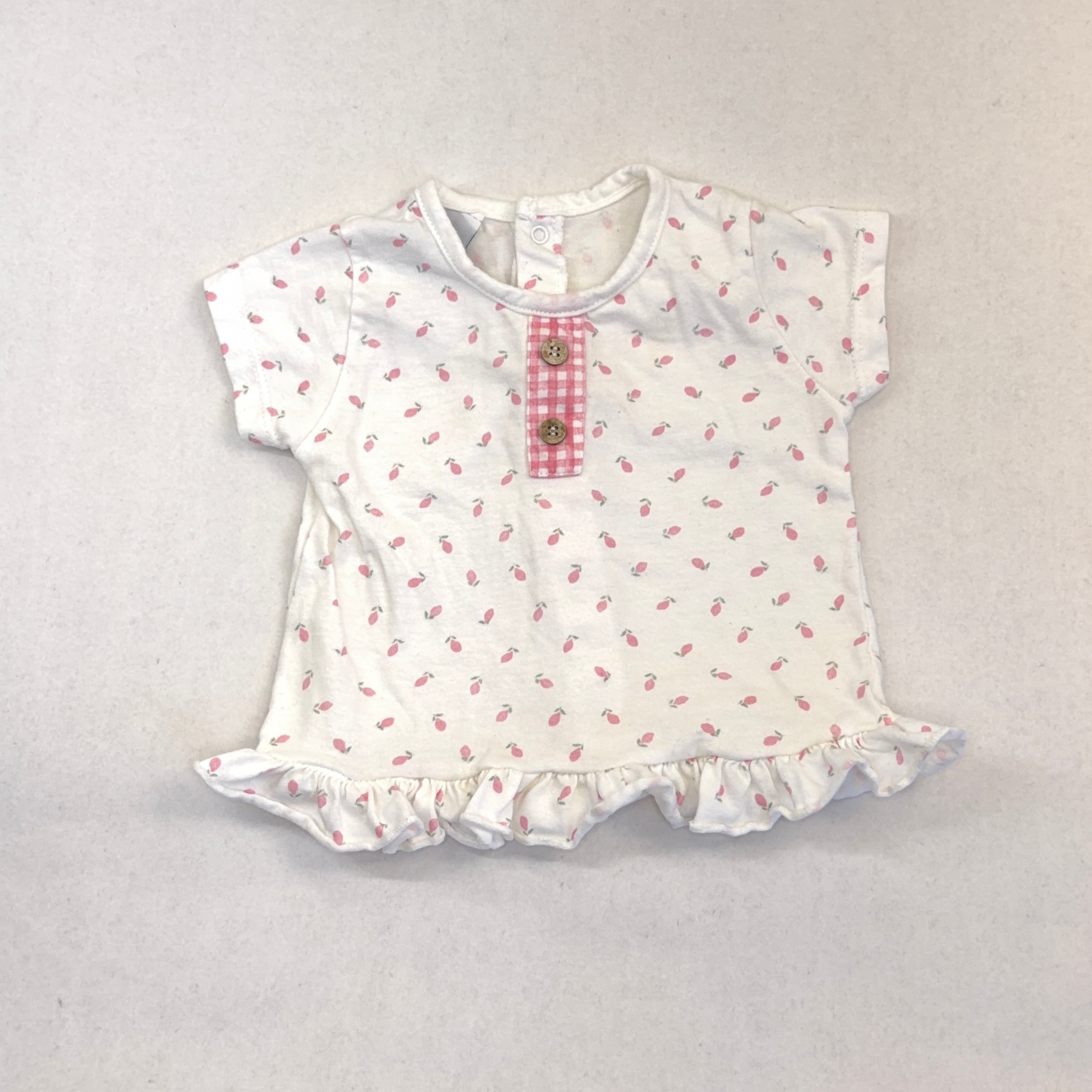 Babidu Floral Frill Top - 3-6 Months | 00