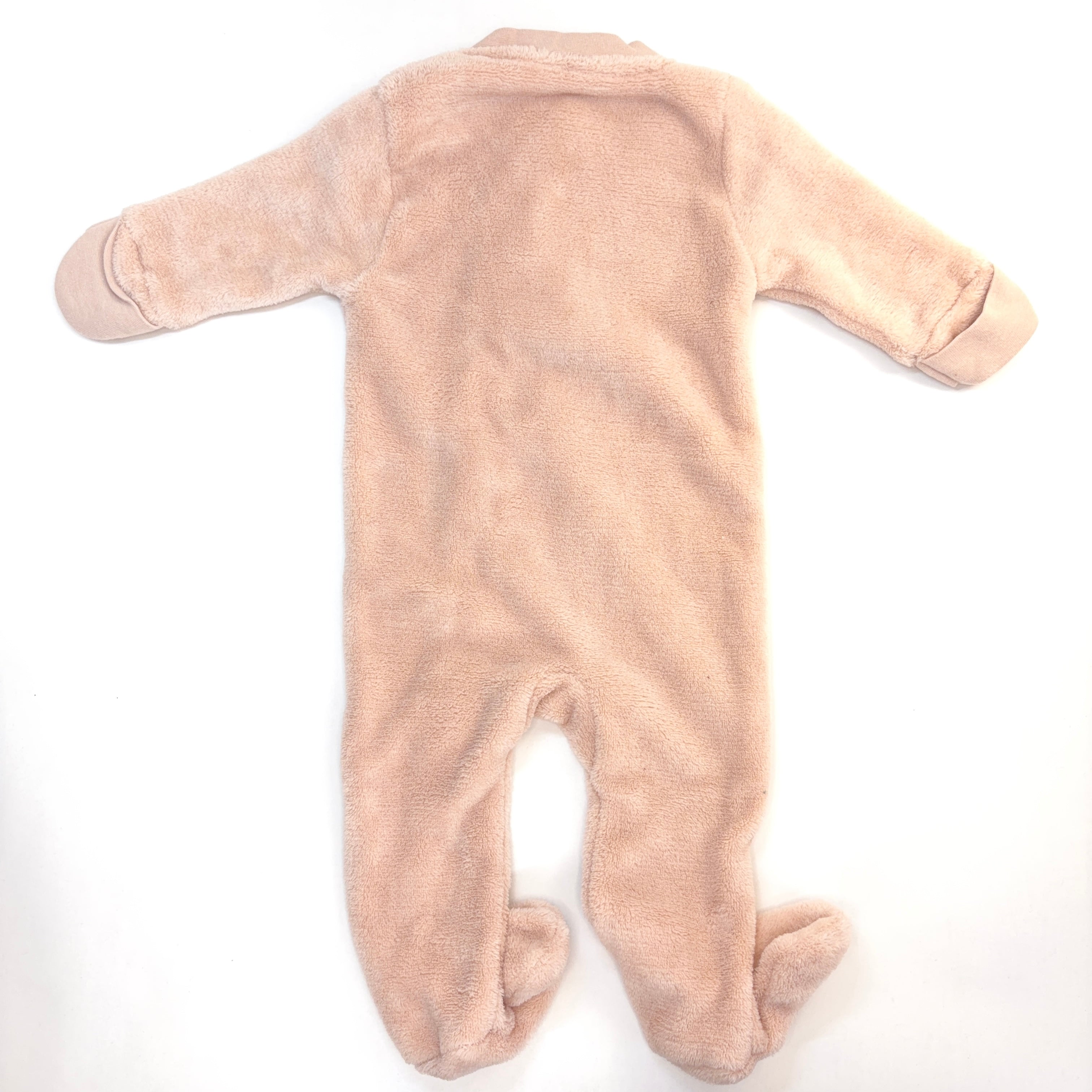 Baby Berry Pink Sheep Fleece Sleepsuit - 3-6 Months | 00