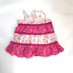 Target Pink Tiered Dress - 6-12 Months | 0