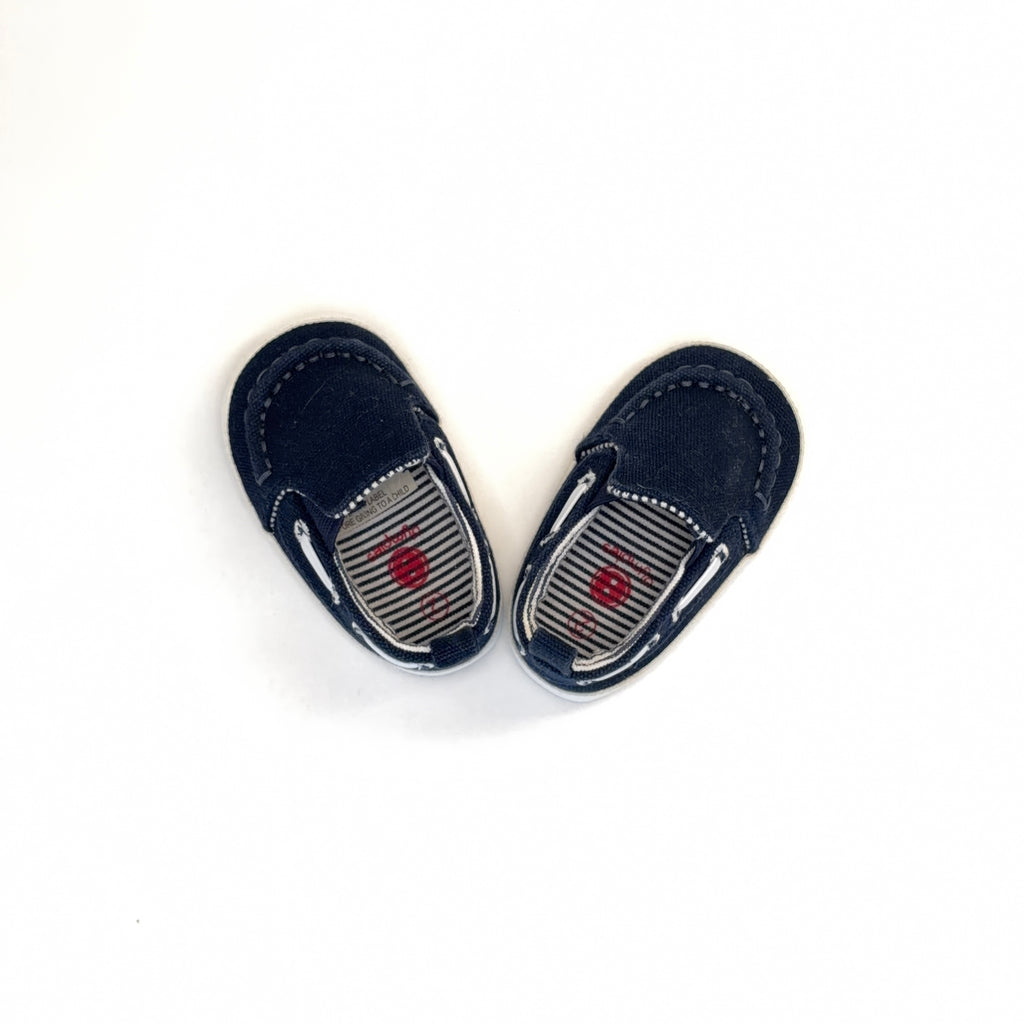 Dymples Navy Boat Shoes - 18-24 Months | 2