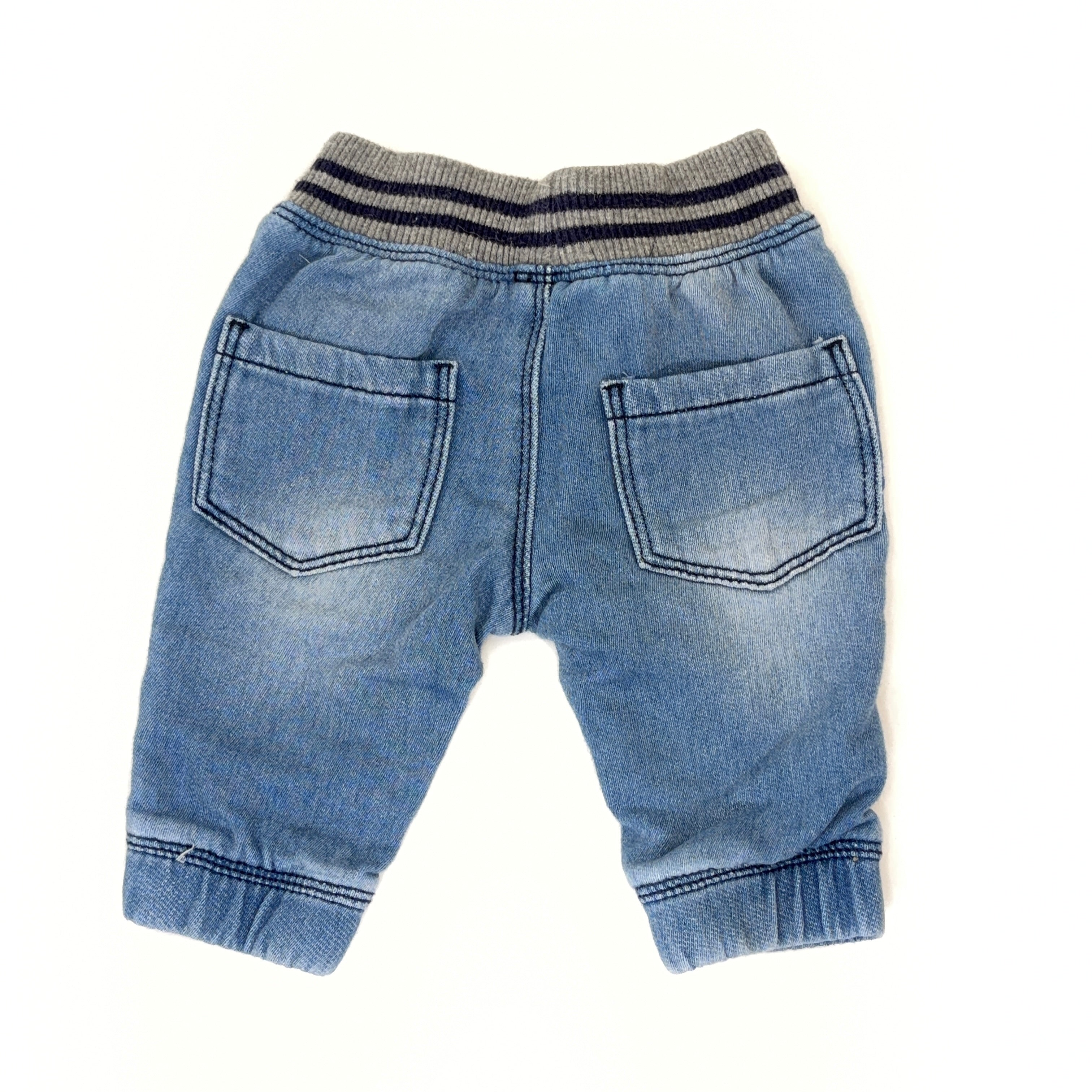 Target Denim-Look Jogger Pants - 0-3 Months | 000