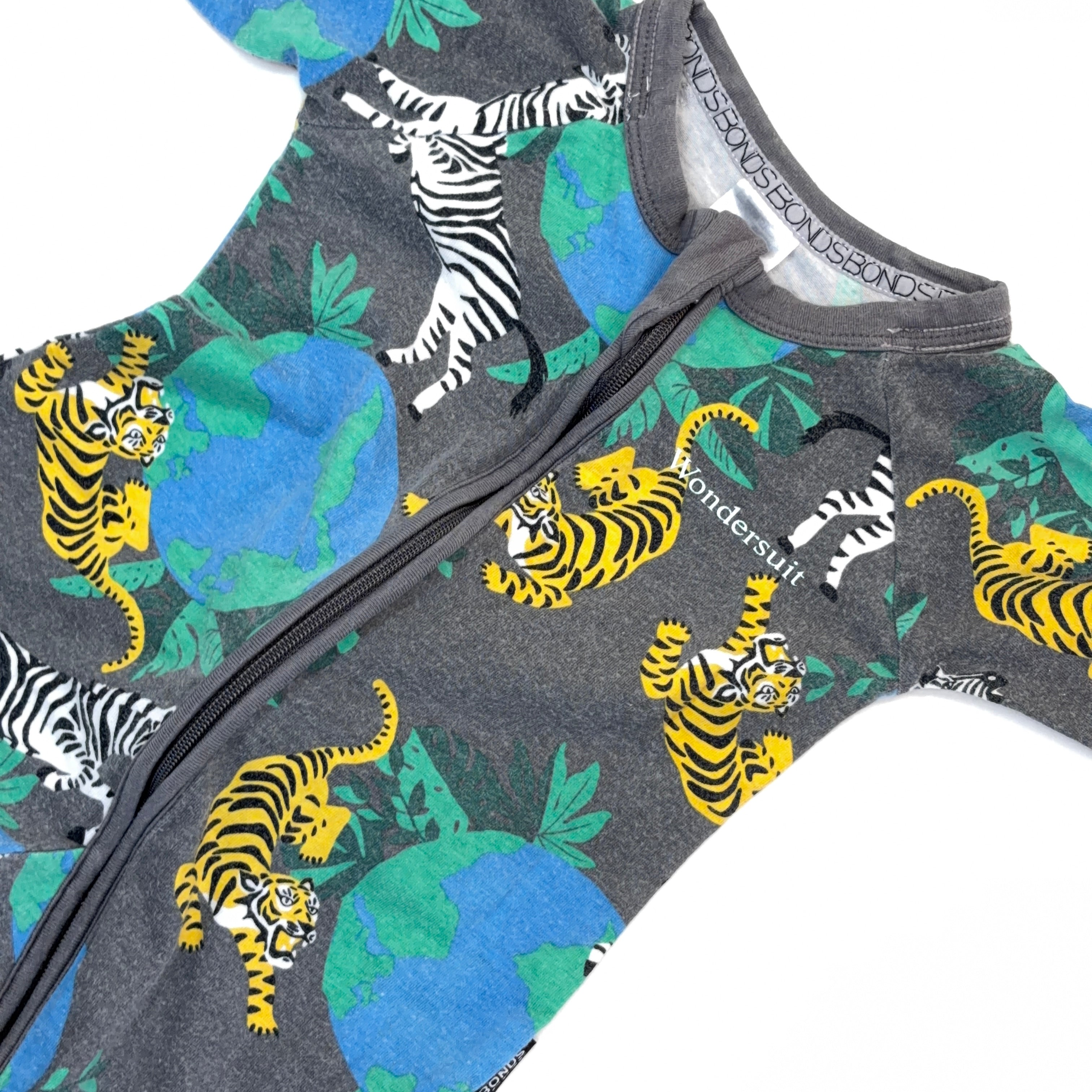 Bonds Jungle Print Wondersuit - 0-3 Months | 000