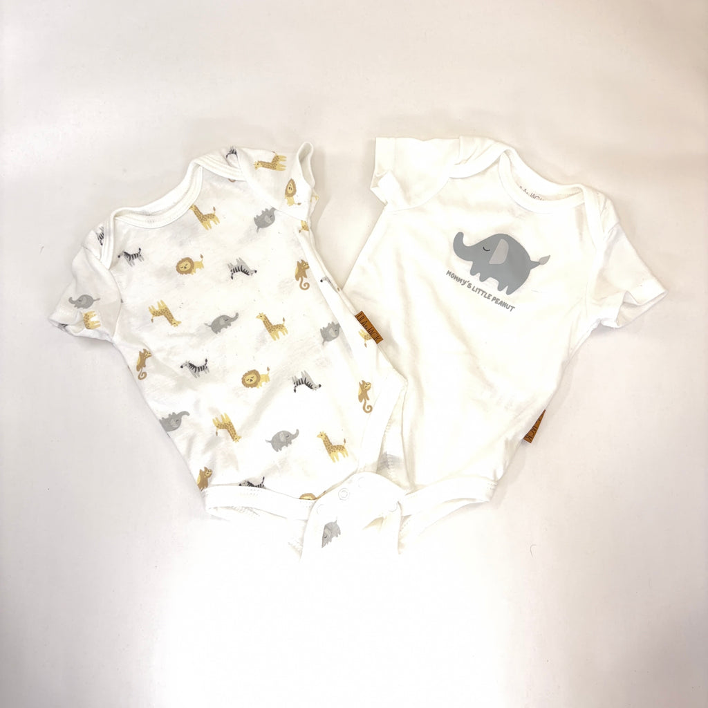 Lila & Jack Bodysuit Bundle - 2 Pack - 0-3 Months | 000