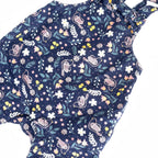 Anko Navy Floral Overall Romper - 0-3 Months | 000