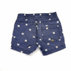 Dymples Navy Cross Print Shorts - 6-12 Months | 0