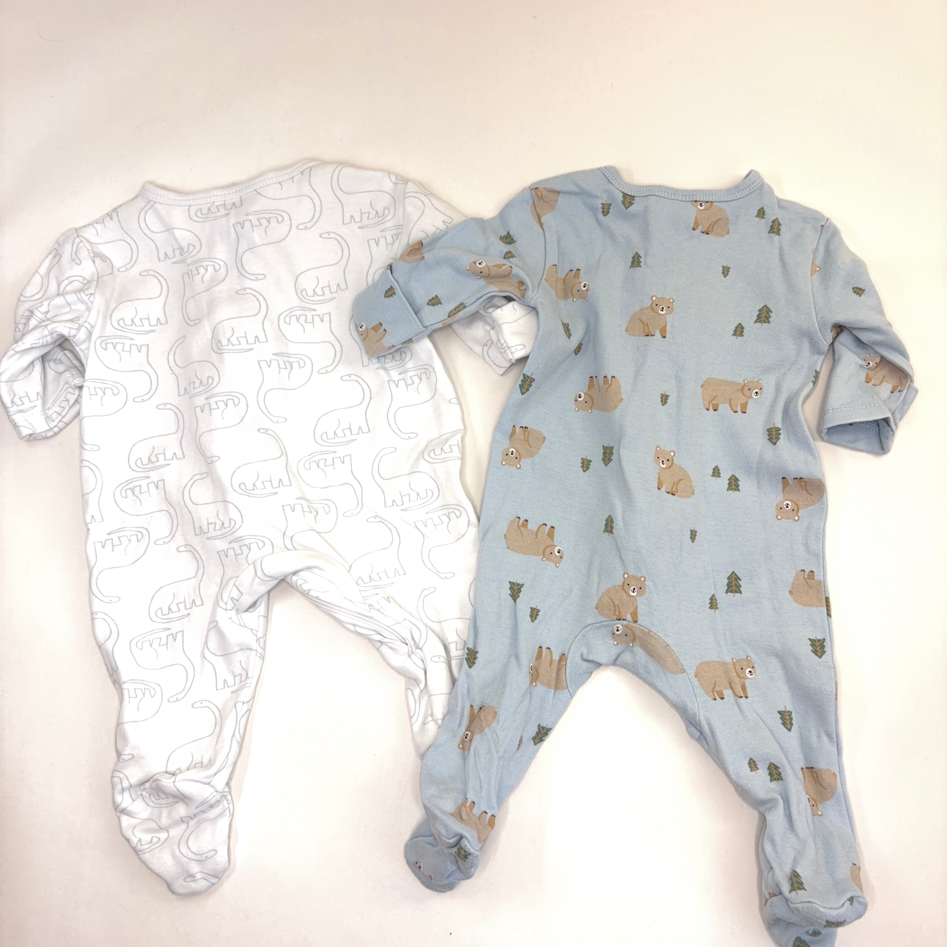 Dymples Zip Growsuit Bundle - 2 Pack - 0-3 Months | 000