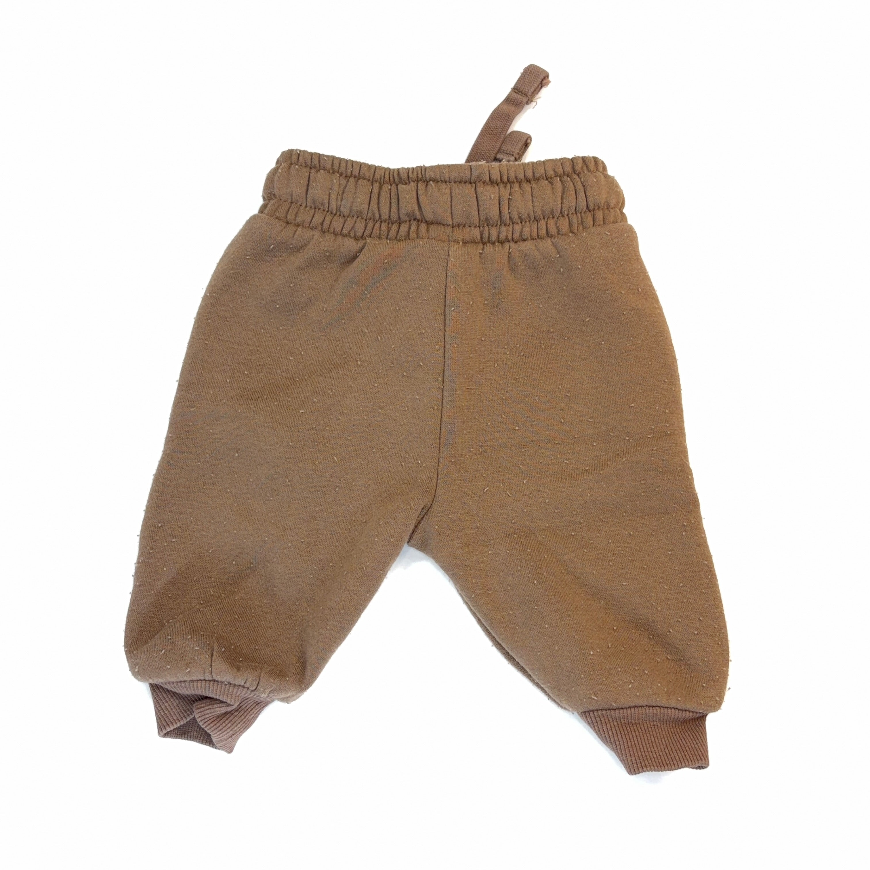 Baby Berry Brown Track Pants - Newborn | 0000