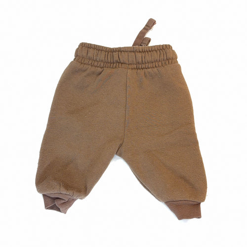 Baby Berry Brown Track Pants - Newborn | 0000