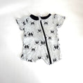 Baby Berry French Bulldog Zip Romper - Newborn | 0000