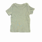 Dymples Sage Ribbed Tee - 0-3 Months | 000