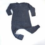 Bonds Charcoal Polka Dot Wondercool Wondersuit - 3-6 Months | 00