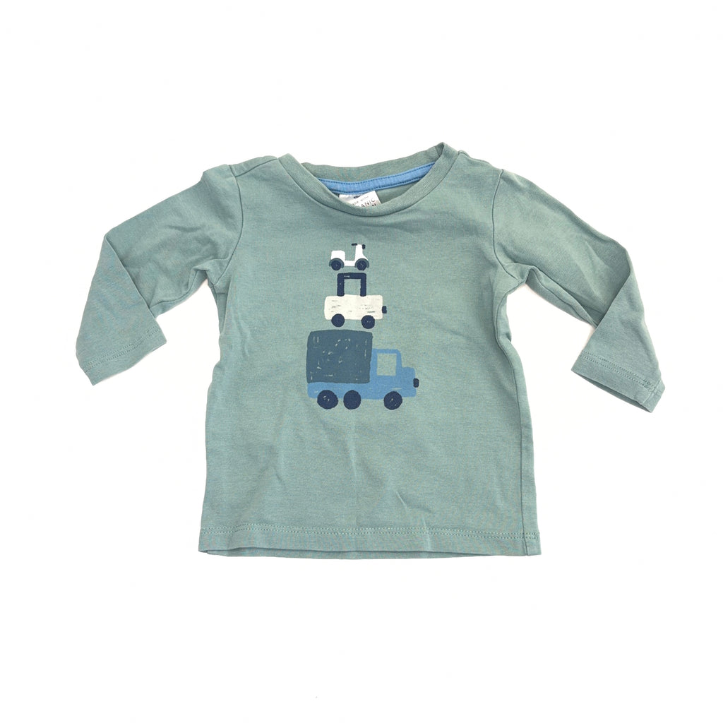 Target Vehicle Long Sleeve Tee - 0-3 Months | 000