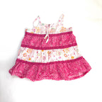 Target Pink Tiered Dress - 6-12 Months | 0
