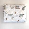 Living Textiles Quilted Farm Print Change Mat