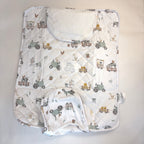 Living Textiles Quilted Farm Print Change Mat