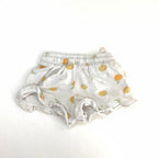 Dymples Orange Print Shorts - 3-6 Months | 00