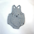 Seed Heritage Bear Overall Romper - 0-3 Months | 000