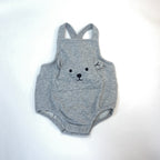 Seed Heritage Bear Overall Romper - 0-3 Months | 000