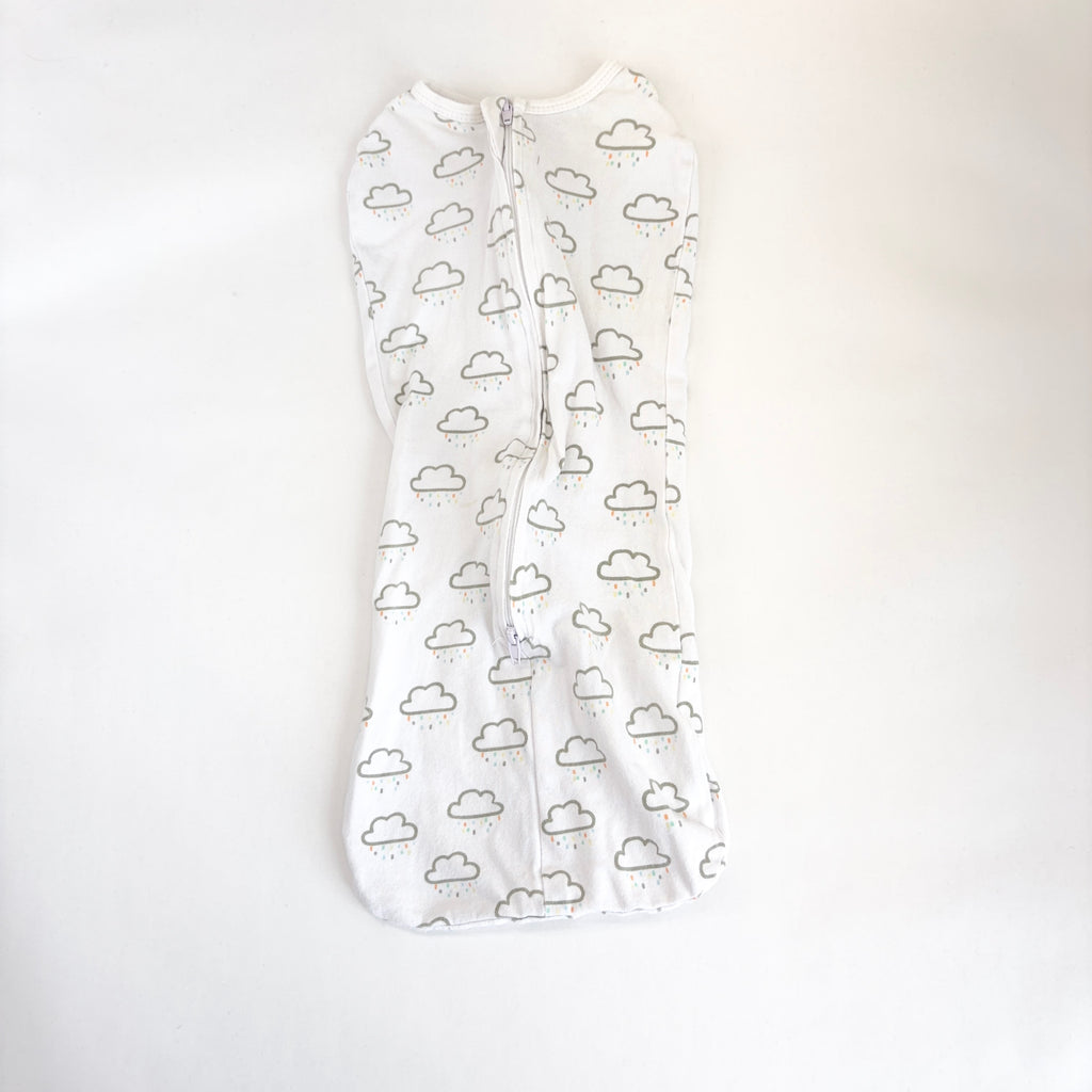 Baby Studio Cotton Cloud Print Swaddle - 0-3 Months | 000