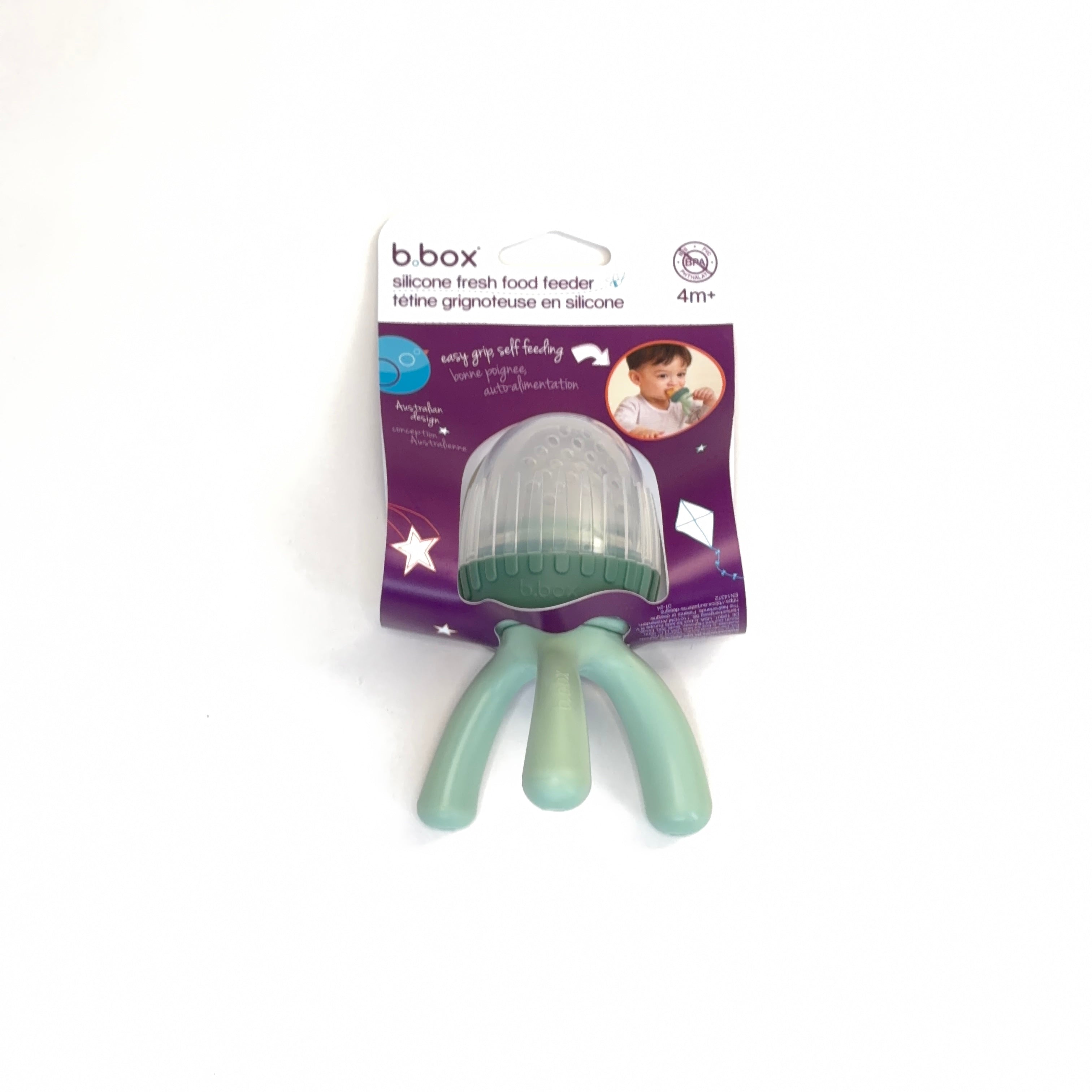b.box Silicone Fresh Food Feeder - 4m+