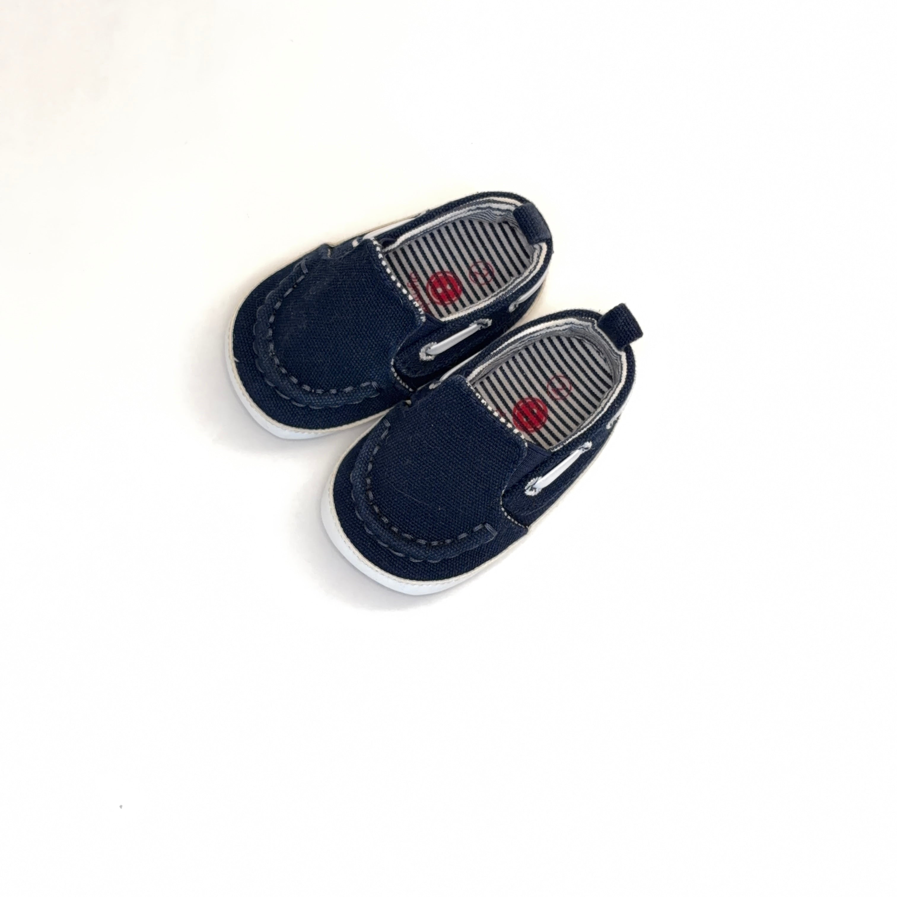 Dymples Navy Boat Shoes - 18-24 Months | 2