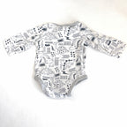 4Baby Dinosaur Long Sleeve Bodysuit - 0-3 Months | 000