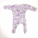 Baby Berry Purple Floral Zip Growsuit - 0-3 Months | 000